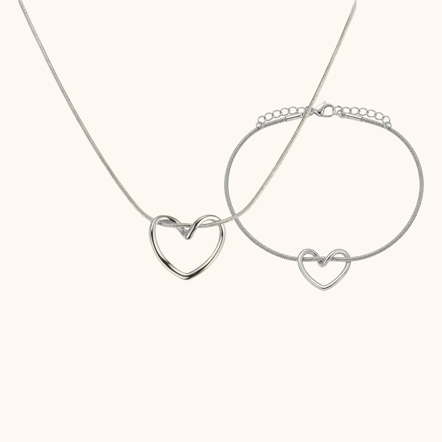 Giftbox Open Heart zilver