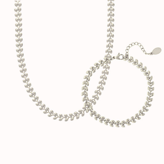 Giftbox Nature's Elegance zilver
